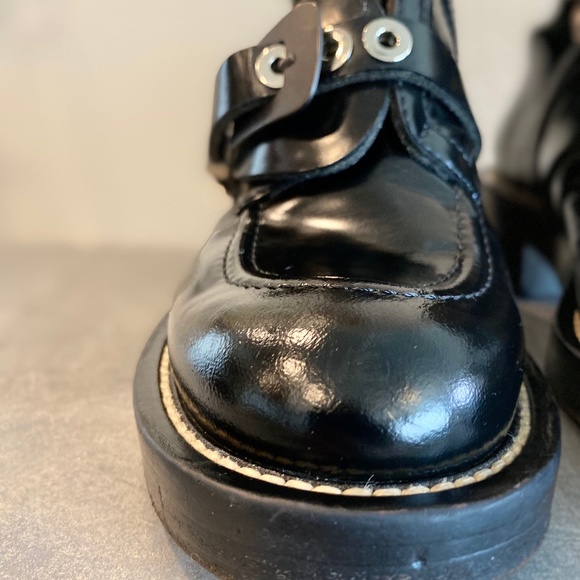 Balenciaga Ceinture Cut Out Creeper Ankle boots - Picture 15 of 16